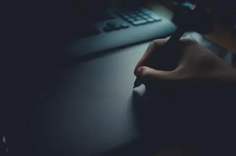 a hand writting